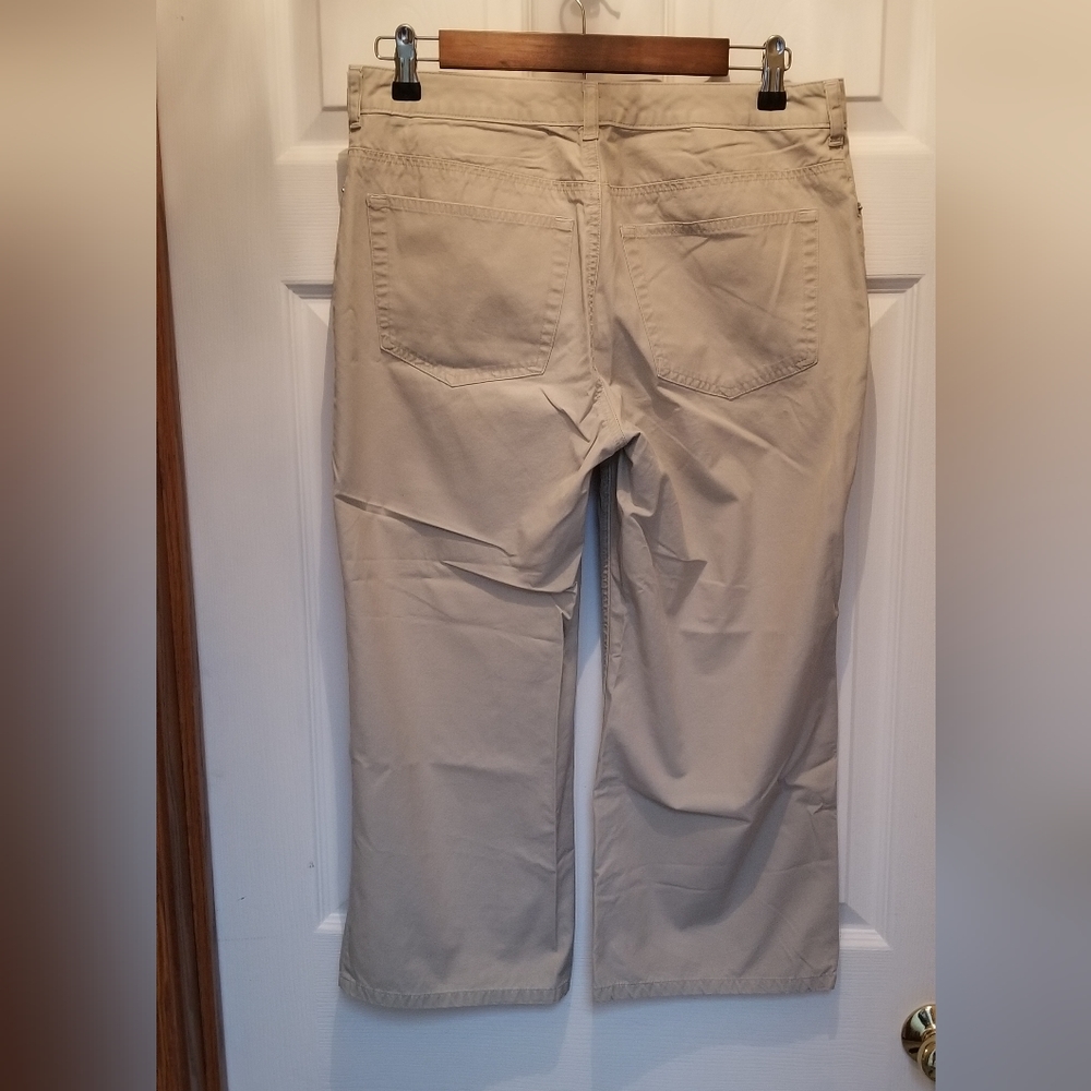 Lands' End Flare Chino Capri